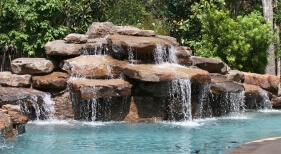 Natural Pool, Rock Waterfall
