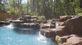 Natural Pool with Waterfalls
