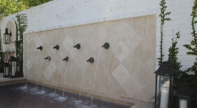 Pool Fountain, Wall Fountain