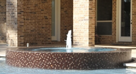 Spa Founatin, Glass Tile
