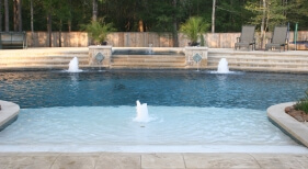 Swimming Pool with Bubblers