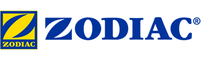 Zodiac pool equipment brand logo for professional swimming pool construction